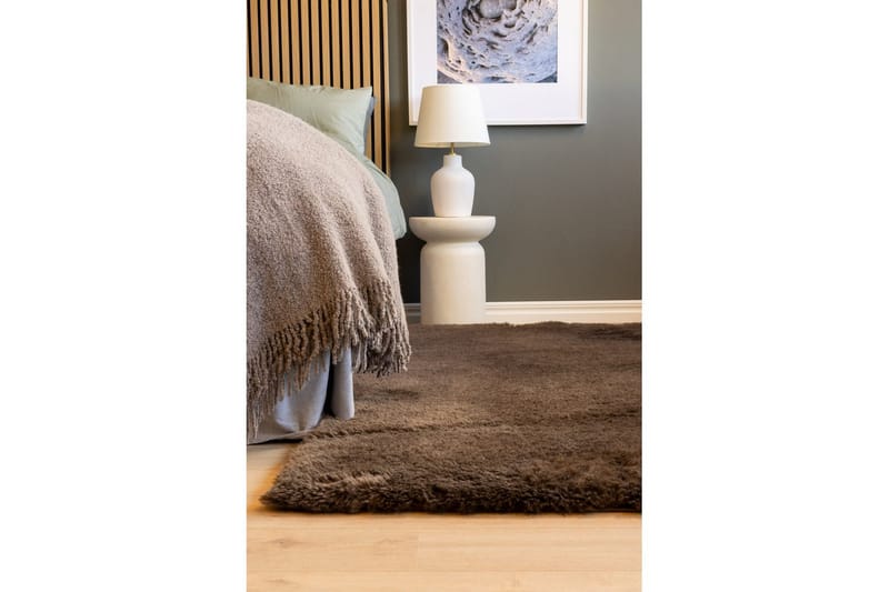 Ryijymatto Nalle - 160x230 cm, Suklaa - Kodintekstiilit & matot - Matto - Moderni matto - Nukkamatto