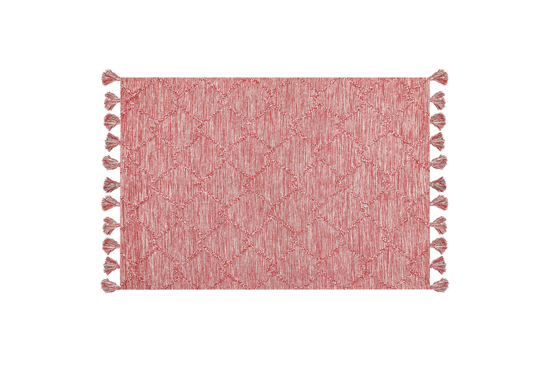 Ryijymatto Nigde 140x200 cm - Punainen - Kodintekstiilit & matot - Matto - Moderni matto - Nukkamatto