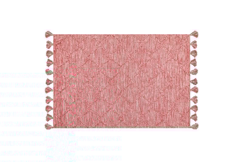 Ryijymatto Nigde 140x200 cm - Punainen - Kodintekstiilit & matot - Matto - Moderni matto - Nukkamatto