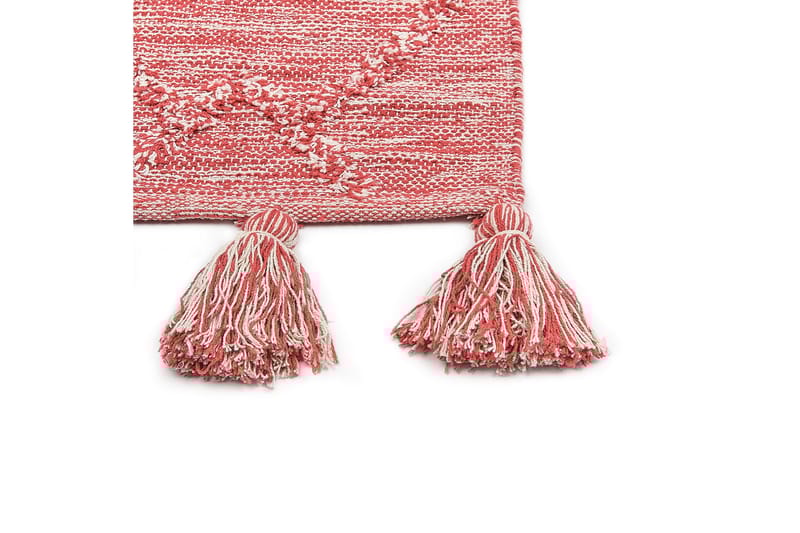 Ryijymatto Nigde 160x230 cm - Punainen - Kodintekstiilit & matot - Matto - Moderni matto - Puuvillamatto