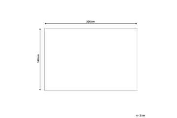 Ryijymatto Nizip 140x200 cm - Vaaleanpunainen - Kodintekstiilit & matot - Matto - Moderni matto - Puuvillamatto