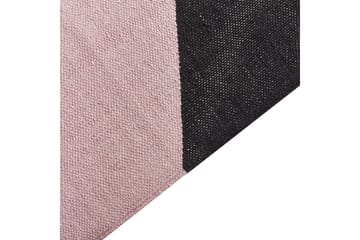 Ryijymatto Nizip 140x200 cm - Vaaleanpunainen - Kodintekstiilit & matot - Matto - Moderni matto - Puuvillamatto