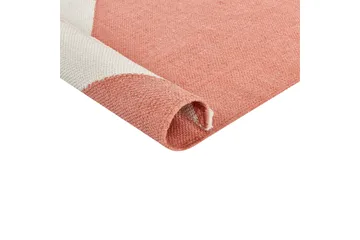 Ryijymatto Nizip 160x230 cm - Vaaleanpunainen - Kodintekstiilit & matot - Matto - Moderni matto - Puuvillamatto