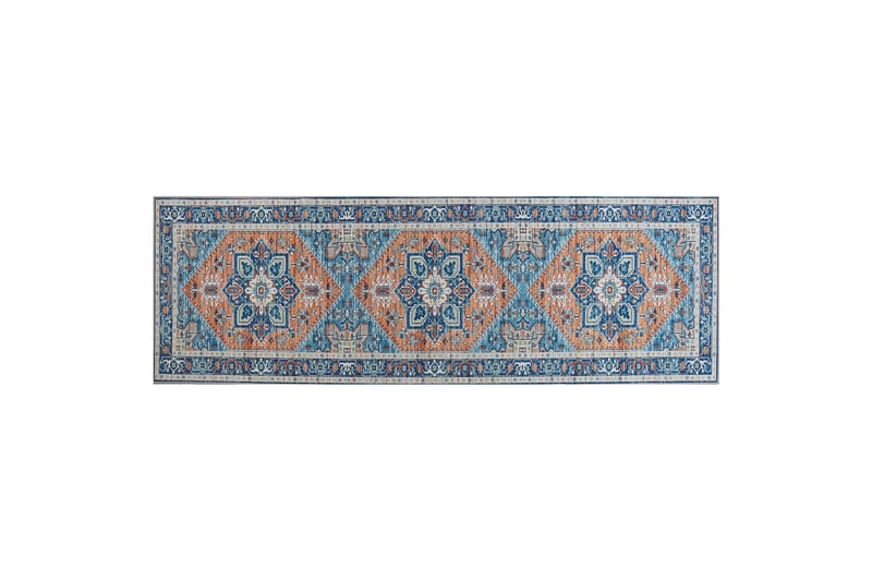 Ryijymatto Ritapuram 80x240 cm - Sininen - Kodintekstiilit & matot - Matto - Moderni matto - Nukkamatto