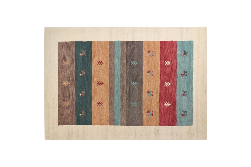 Ryijymatto Sarilar 160x230 cm - Punainen - Kodintekstiilit & matot - Matto - Moderni matto - Nukkamatto