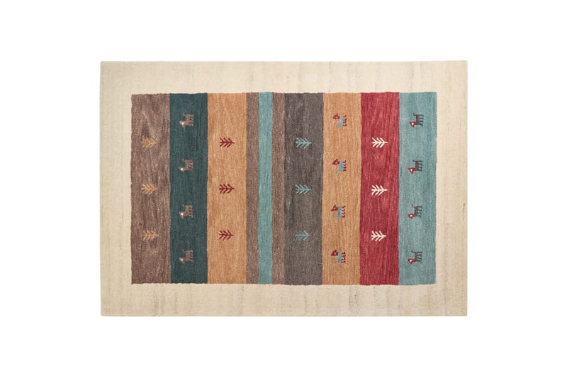Ryijymatto Sarilar 160x230 cm - Punainen - Kodintekstiilit & matot - Matto - Moderni matto - Villamatto