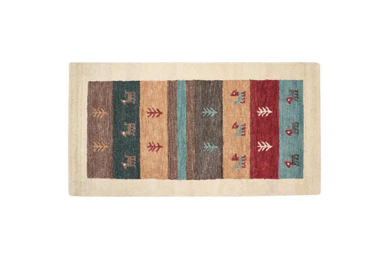 Ryijymatto Sarilar 80x150 cm - Punainen - Kodintekstiilit & matot - Matto - Moderni matto - Nukkamatto