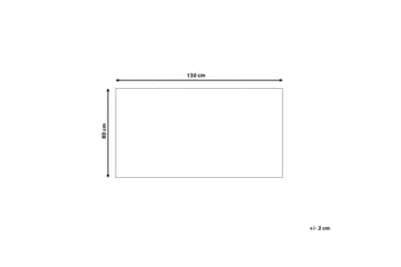 Ryijymatto Sevan 80x150 cm - Musta/Valkoinen - Kodintekstiilit & matot - Matto - Moderni matto - Nukkamatto