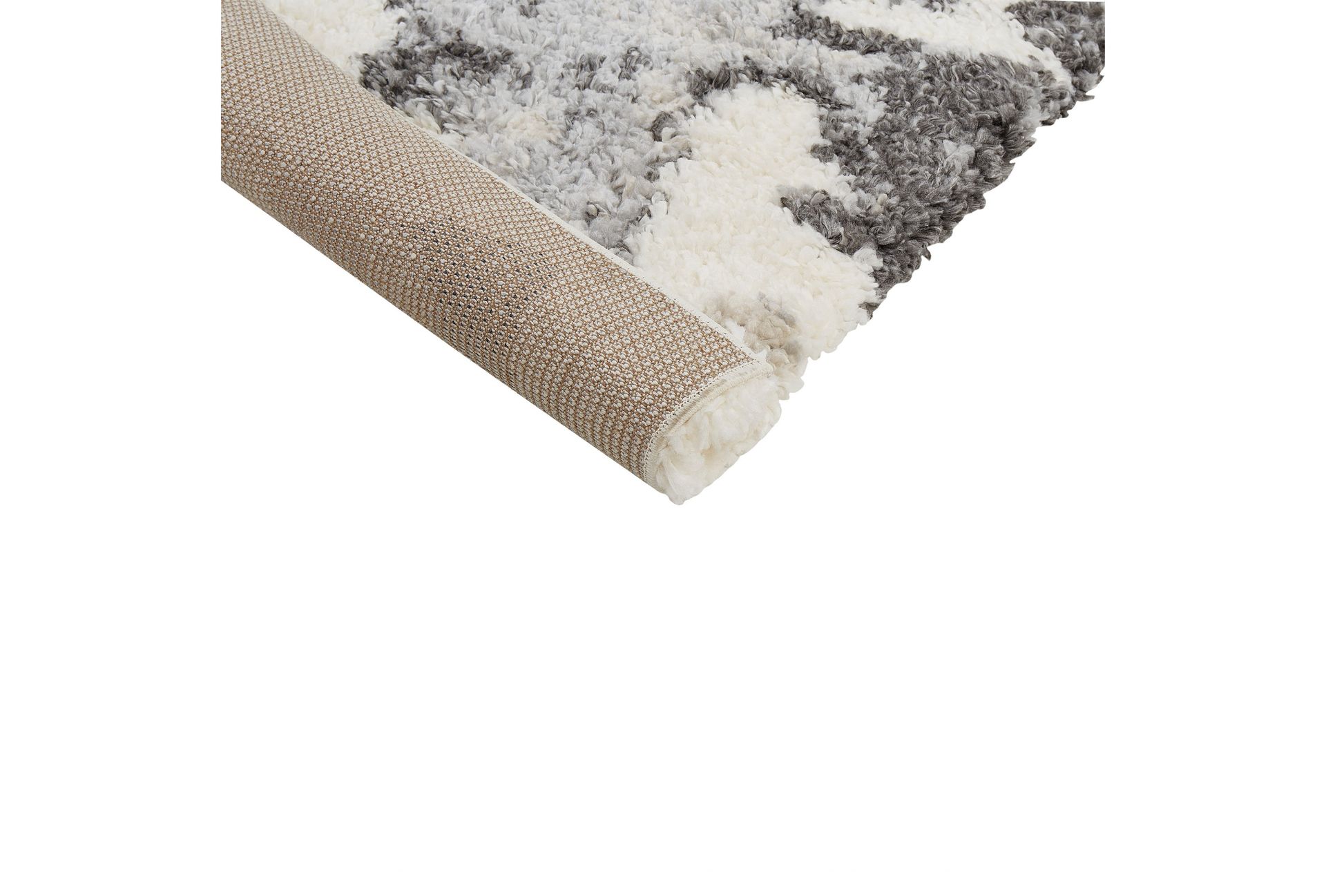 Ryijymatto Sevan 80x150 cm - Musta/Valkoinen - Kodintekstiilit & matot - Matto - Moderni matto - Nukkamatto