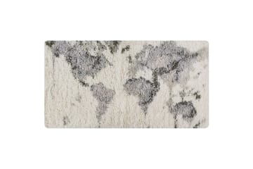 Ryijymatto Sevan 80x150 cm - Musta/Valkoinen - Kodintekstiilit & matot - Matto - Moderni matto - Nukkamatto