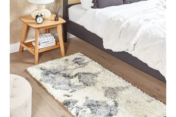 Ryijymatto Sevan 80x150 cm - Musta/Valkoinen - Kodintekstiilit & matot - Matto - Moderni matto - Nukkamatto