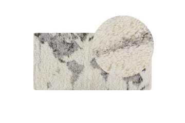 Ryijymatto Sevan 80x150 cm - Musta/Valkoinen - Kodintekstiilit & matot - Matto - Moderni matto - Nukkamatto