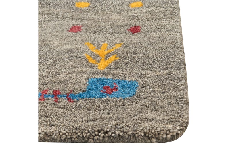 Ryijymatto Seymen 160x230 cm - Harmaa - Kodintekstiilit & matot - Matto - Moderni matto - Villamatto