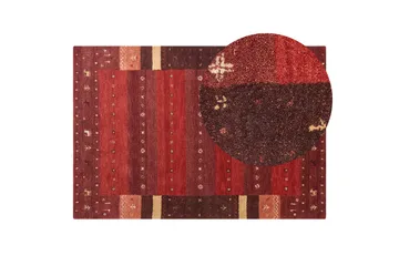 Ryijymatto Sinanli 140x200 cm - Punainen - Kodintekstiilit & matot - Matto - Moderni matto - Villamatto