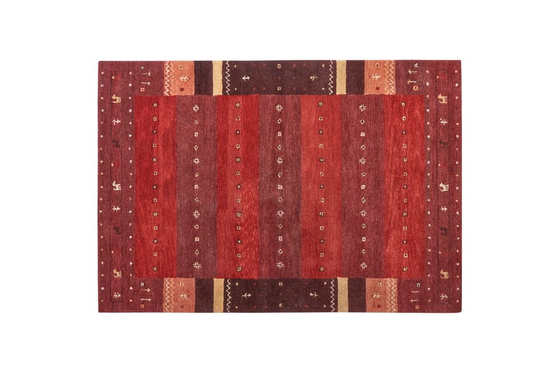 Ryijymatto Sinanli 160x230 cm - Punainen - Kodintekstiilit & matot - Matto - Moderni matto - Nukkamatto