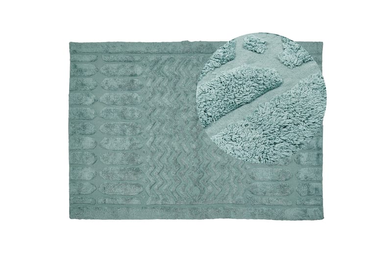 Ryijymatto Sirnak 160x230 cm - Vihreä - Kodintekstiilit & matot - Matto - Moderni matto - Nukkamatto