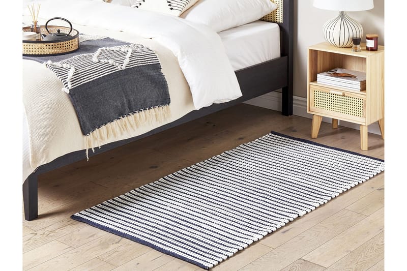 Ryijymatto Sofulu 80x150 cm - Valkoinen - Kodintekstiilit & matot - Matto - Moderni matto - Nukkamatto