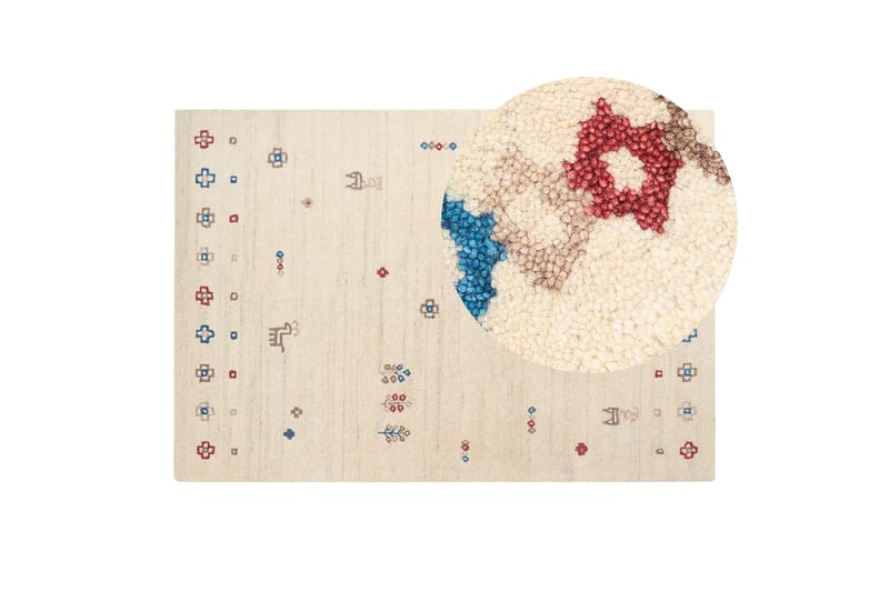 Ryijymatto Suluca 160x230 cm - Beige - Kodintekstiilit & matot - Matto - Moderni matto - Nukkamatto