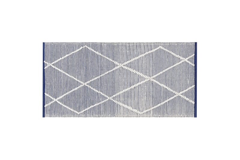 Ryijymatto Synopa 80x150 cm, Musta/Valkoinen