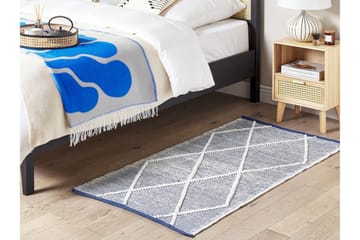 Ryijymatto Synopa 80x150 cm - Musta/Valkoinen - Kodintekstiilit & matot - Matto - Moderni matto - Puuvillamatto