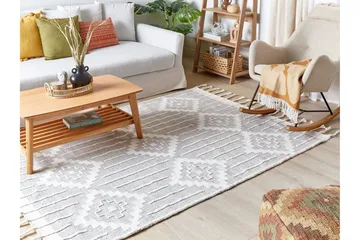 Ryijymatto Tabiat 160x230 cm - Musta/Valkoinen - Kodintekstiilit & matot - Matto - Tasokudotut matot