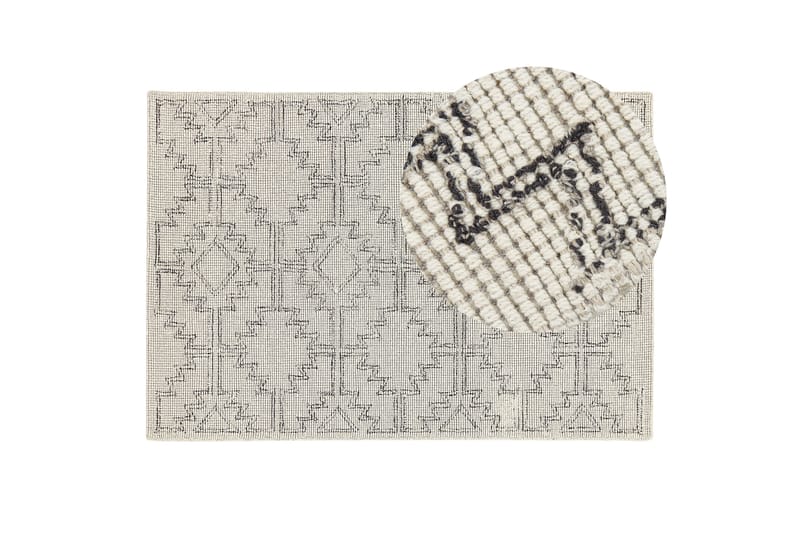 Ryijymatto Urla 140x200 cm - Beige - Kodintekstiilit & matot - Matto - Moderni matto - Nukkamatto