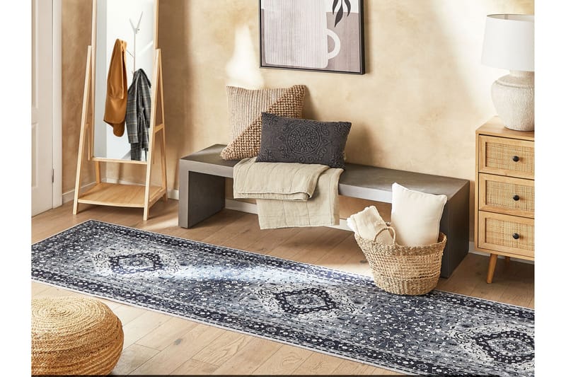 Ryijymatto Vadkadam 80x300 cm - Harmaa - Kodintekstiilit & matot - Matto - Moderni matto - Käytävämatto