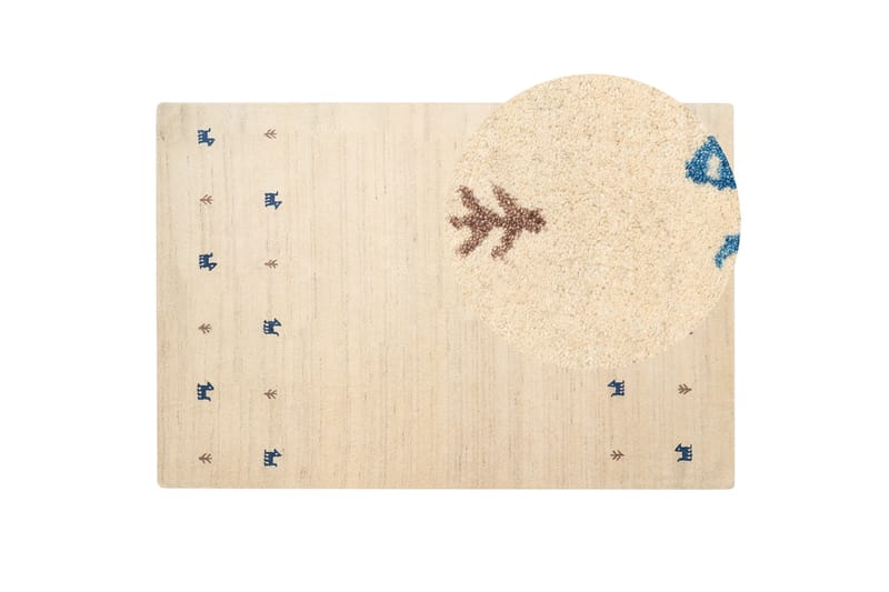 Ryijymatto Yali 200x300 cm - Beige - Kodintekstiilit & matot - Matto - Moderni matto - Nukkamatto