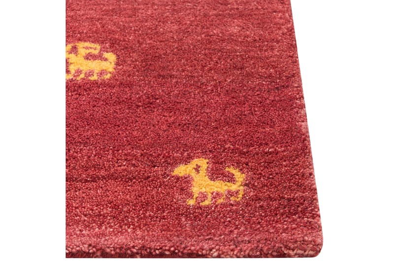 Ryijymatto Yarali 80x150 cm - Punainen - Kodintekstiilit & matot - Matto - Moderni matto - Nukkamatto