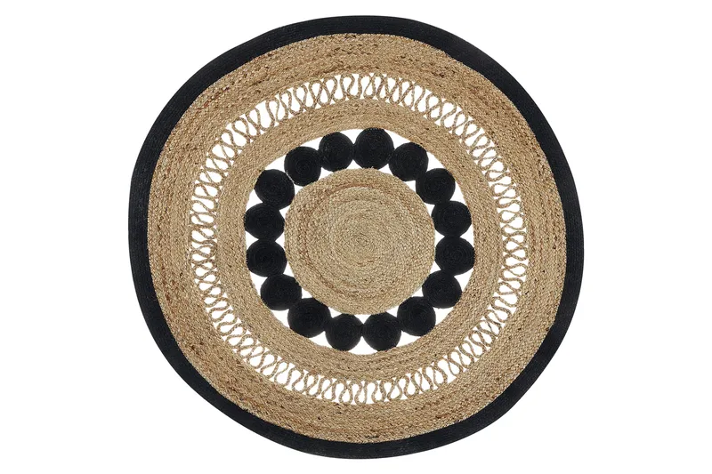 Ryijymatto Yozgat 120 cm Pyöreä, Beige