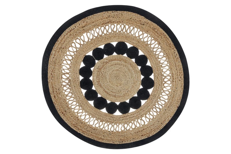 Ryijymatto Yozgat 120 cm Pyöreä, Beige