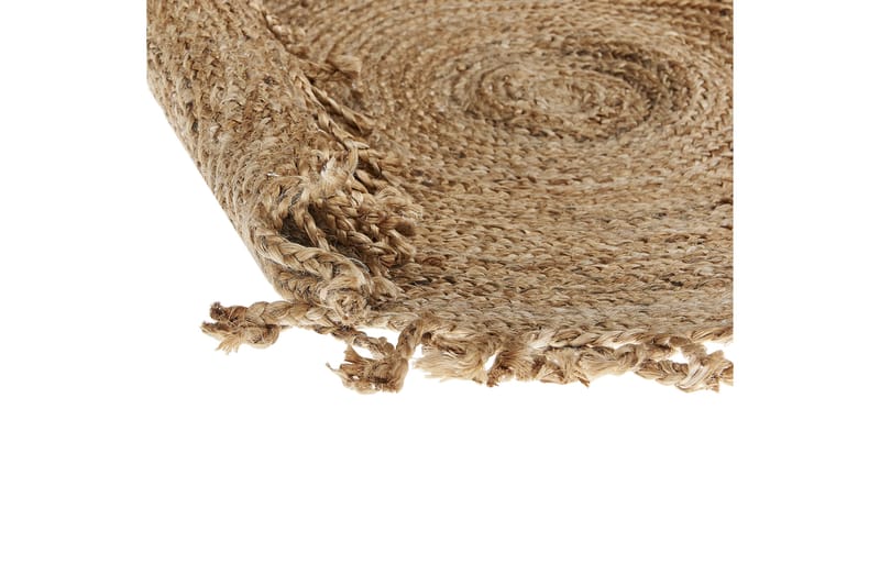 Ryijymatto Zonguldak 120 cm Pyöreä - Beige - Kodintekstiilit & matot - Matto - Moderni matto - Nukkamatto