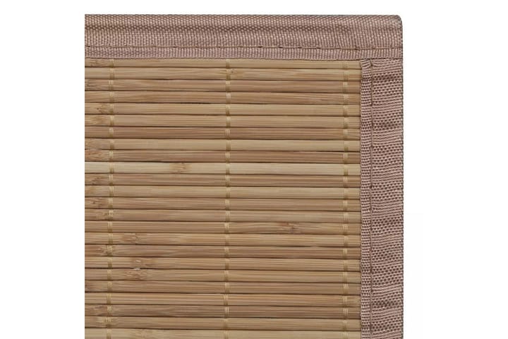 Bambumatto 100x160 cm ruskea - Ruskea - Juuttimatto & Hamppumatto - Sisalmatto