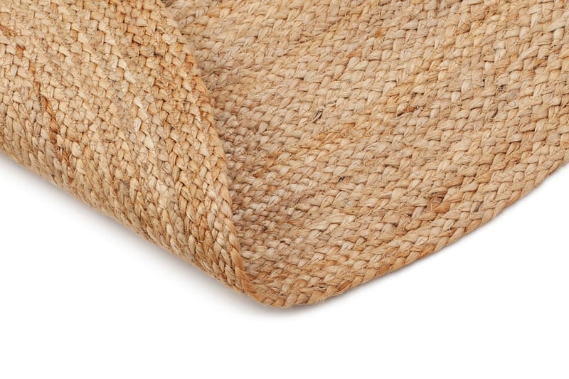Hamppumatto Jute Ø120 cm Beige/Harmaa - Luonnonväri - Kodintekstiilit & matot - Matto - Moderni matto - Sisalmatto