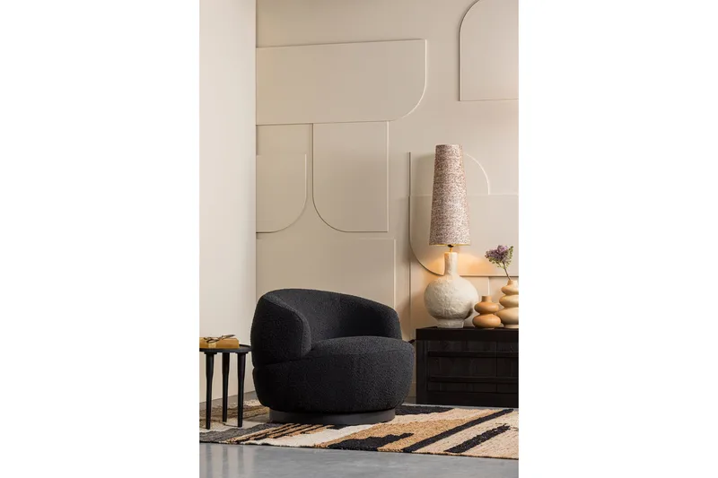 Jute-matto Mudasar 170x240 - Luonnonväri Melange - Kodintekstiilit & matot - Matto - Moderni matto - Sisalmatto