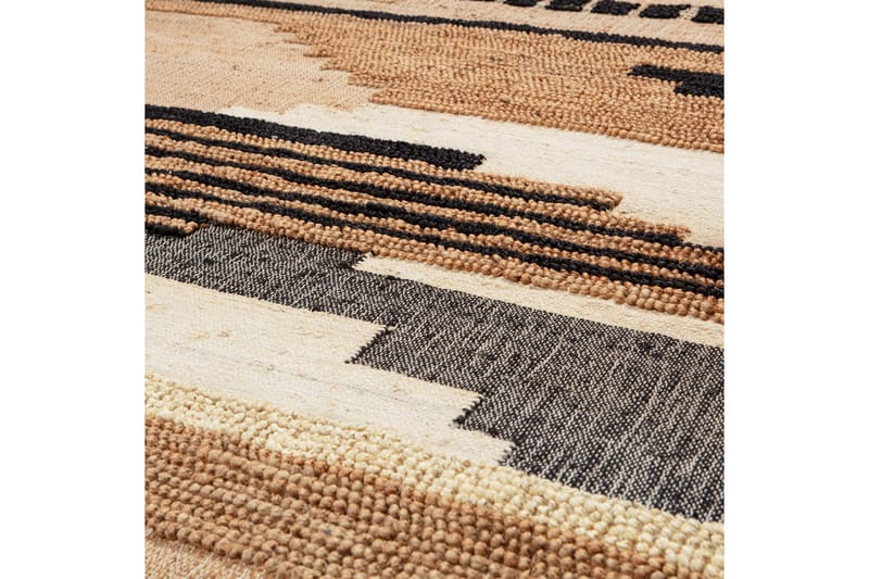 Jute-matto Mudasar 170x240 - Luonnonväri Melange - Kodintekstiilit & matot - Matto - Moderni matto - Sisalmatto