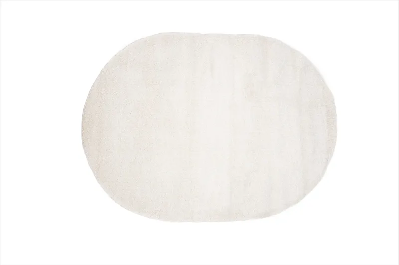 Juuttimatto Walter 240x340 cm Soikea, Valkoinen