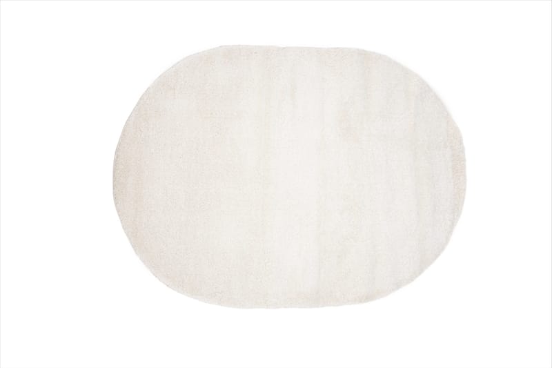 Juuttimatto Walter 240x340 cm Soikea, Valkoinen