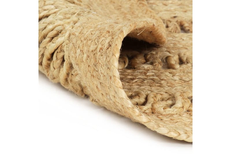 Käsintehty matto punottu juutti 90 cm - Ruskea - Kodintekstiilit & matot - Matto - Moderni matto - Sisalmatto