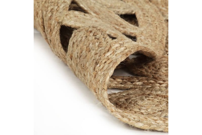Käsintehty matto punottu juutti 90 cm - Ruskea - Kodintekstiilit & matot - Matto - Moderni matto - Sisalmatto