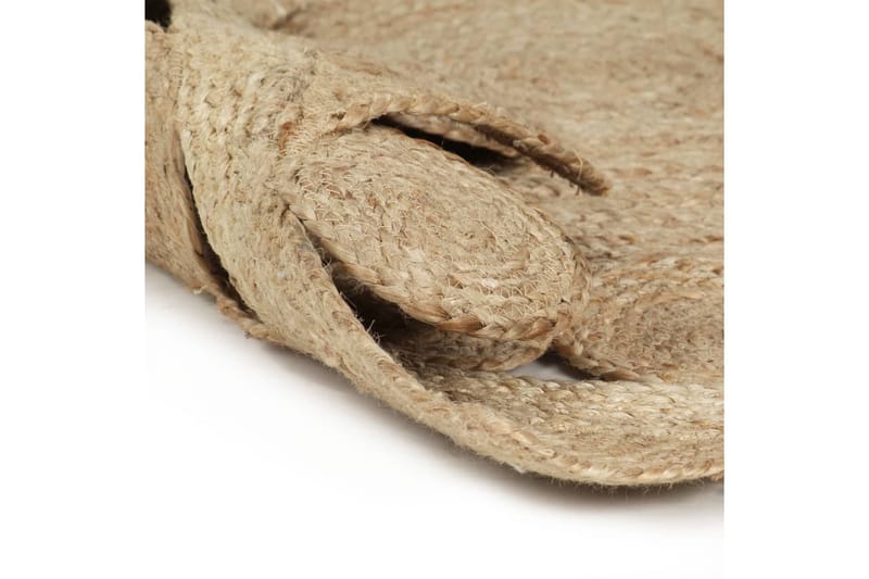 Käsintehty matto punottu juutti 90 cm - Ruskea - Kodintekstiilit & matot - Matto - Moderni matto - Sisalmatto