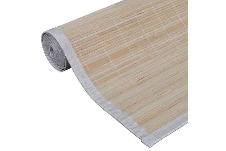 Luonnollinen Suorakaide Bambumatto 120 x 180 cm - Beige - Juuttimatto & Hamppumatto - Sisalmatto