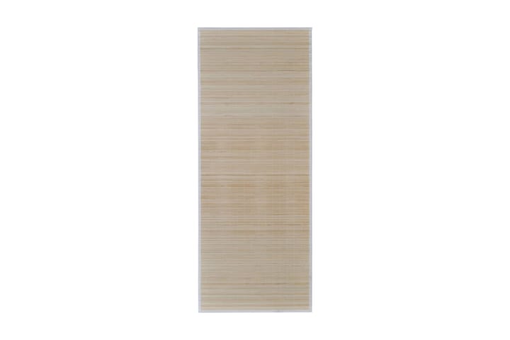 Luonnollinen Suorakaide Bambumatto 80 x 300 cm - Beige - Sisalmatto - Juuttimatto & Hamppumatto