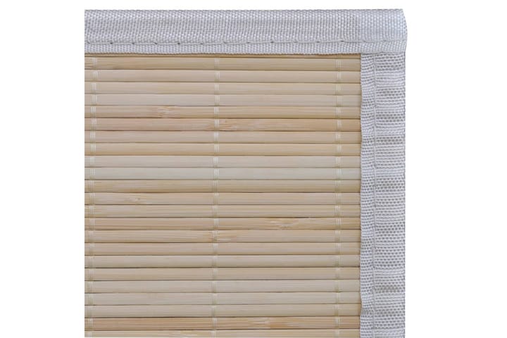 Luonnollinen Suorakaide Bambumatto 80 x 300 cm - Beige - Juuttimatto & Hamppumatto - Sisalmatto