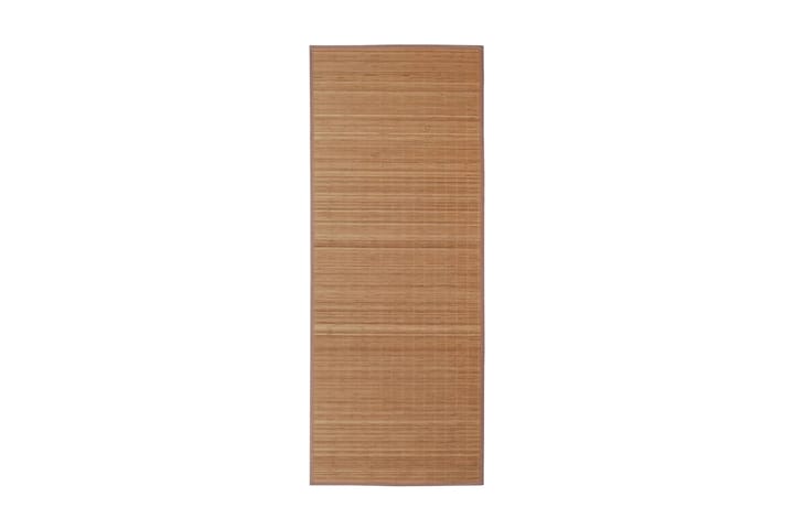 Luonnollinen Suorakaide Bambumatto 80 x 300 cm - Ruskea - Juuttimatto & Hamppumatto - Sisalmatto