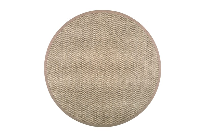 Matto Barrakuda Pyöreä 133 cm Luonnonväri - VM Carpet - Kodintekstiilit & matot - Matto - Moderni matto - Sisalmatto