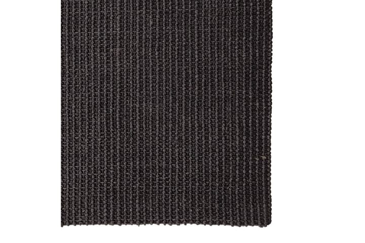 Matto luonnollinen sisal 100x250 cm musta - Musta - Juuttimatto & Hamppumatto - Sisalmatto