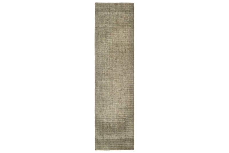 Matto luonnollinen sisal 66x250 cm harmaanruskea - Taupe - Juuttimatto & Hamppumatto - Sisalmatto