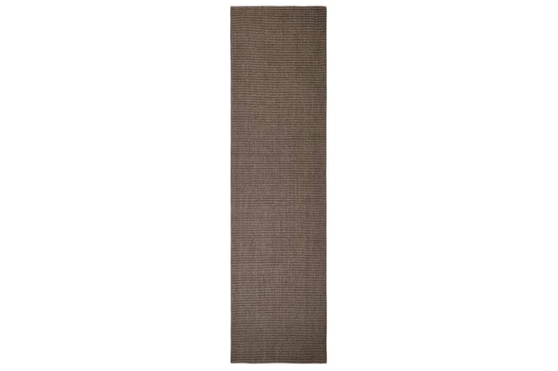 Matto luonnollinen sisal 66x250 cm ruskea - Ruskea - Juuttimatto & Hamppumatto - Sisalmatto