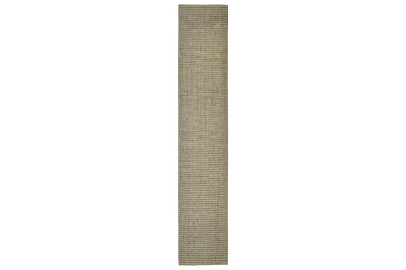 Matto luonnollinen sisal 66x350 cm harmaanruskea - Taupe - Kodintekstiilit & matot - Matto - Moderni matto - Sisalmatto